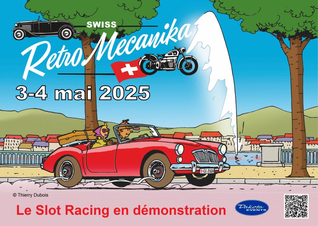 RétroMecanika 2025 : Le Slot Racing en démonstration à Palexpo
